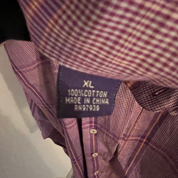 Alan Flusser Men’s Long sleeve XL button up - Picture 4 of 4